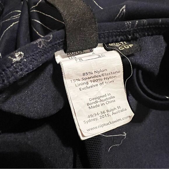 Niptuck Swim Garden Line Foil Joanne Tummy Control One Piece Swimsuit Women’s 4 - Picture 6 of 8